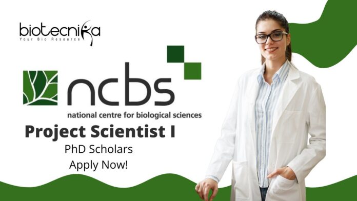 Immunology Jobs at NCBS | Apply Now for the Project Scientist Role 