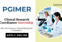 Internship Opportunities at PGIMER | Apply Now for Clinical Research Coordinator Role