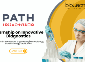 Internship for Biotechnology Graduates on Innovative Diagnostics - Apply Online