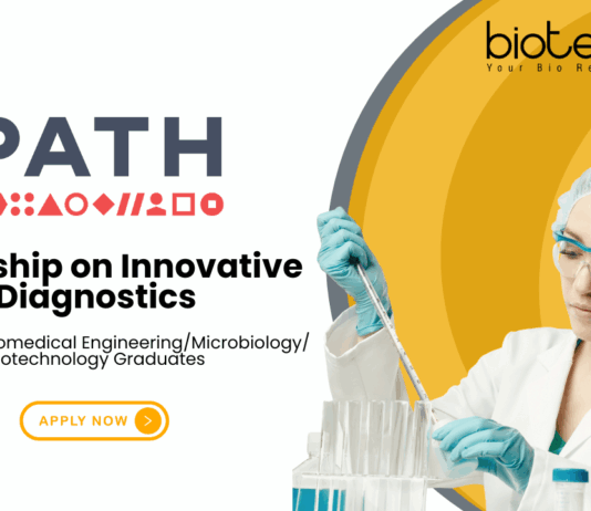 Internship for Biotechnology Graduates on Innovative Diagnostics - Apply Online