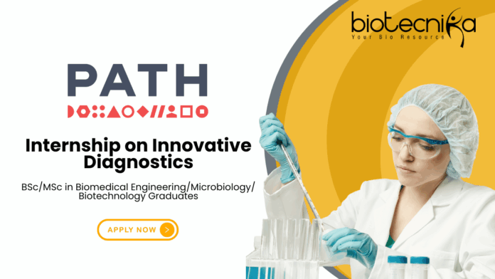 Internship for Biotechnology Graduates on Innovative Diagnostics - Apply Online