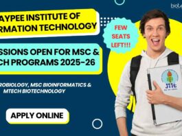 JIIT Admissions 2025 Application