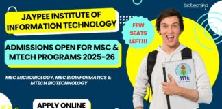 JIIT Admissions 2025 Application