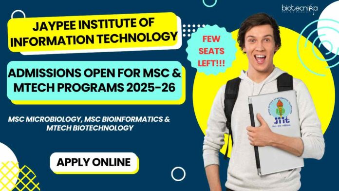 JIIT Admissions 2025 Application