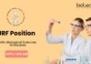 JRF Position at JNCASR - MSc Biological Sciences Graduates Apply Online