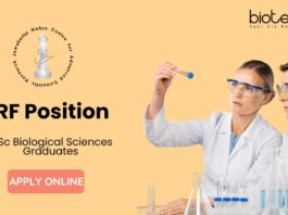 JRF Position at JNCASR - MSc Biological Sciences Graduates Apply Online
