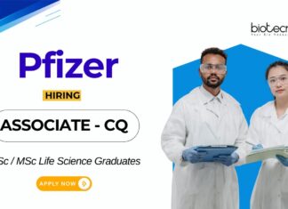Jobs at Pfizer for Bsc MSc Life Science Graduates Apply Now for the Associate-CQ Position (1)