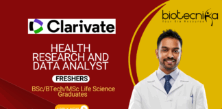 Jobs for Life Science Graduates - Apply Now for the Healthcare Research & Data Analyst Role at Clarivate (1)