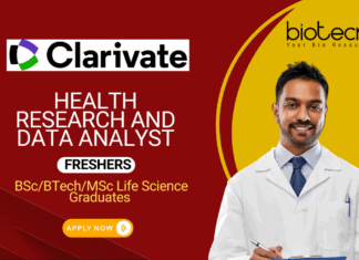 Jobs for Life Science Graduates - Apply Now for the Healthcare Research & Data Analyst Role at Clarivate (1)