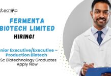 BSc Microbiology Vacancies