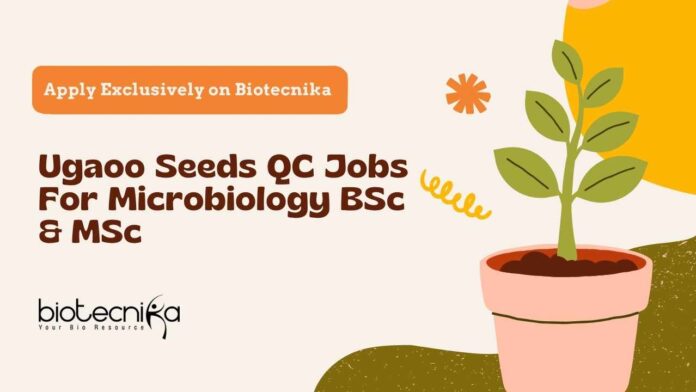 BSc Microbiology Jobs in QC at Ugaoo Seeds