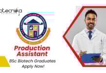 Latest BSc Biotech Jobs | Apply Now for the Production Assistant Role at K.S.Rangasamy College of Technology