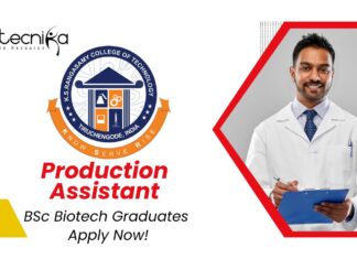 Latest BSc Biotech Jobs | Apply Now for the Production Assistant Role at K.S.Rangasamy College of Technology