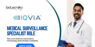 Latest BSc Life Science Jobs at IQVIA | Apply Now for Medical Surveillance Specialist Role