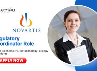 Latest BSc Life Science Jobs at Novartis | Apply Now for Regulatory Coordinator Role
