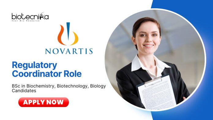 Latest BSc Life Science Jobs at Novartis | Apply Now for Regulatory Coordinator Role