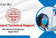 Latest Biotech Jobs at PU | Apply Now For The Project Technical Support Role