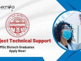 Latest Biotech Jobs at PU | Apply Now For The Project Technical Support Role