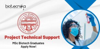 Latest Biotech Jobs at PU | Apply Now For The Project Technical Support Role