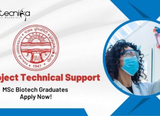 Latest Biotech Jobs at PU | Apply Now For The Project Technical Support Role