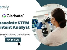 Latest Biotechnology Jobs at Clarivate Apply Now for Associate STEM Content Analyst Role