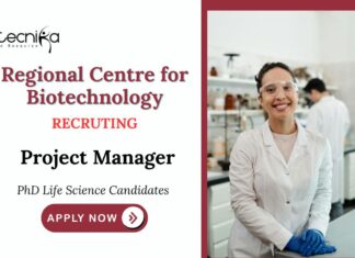 Latest Biotechnology Jobs at RCB | Apply Now for Project Manager Role