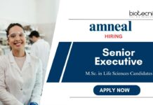 Latest Cell Biologist Jobs at Amneal | Apply Now for Senior Executive Position