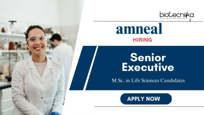 Latest Cell Biologist Jobs at Amneal | Apply Now for Senior Executive Position