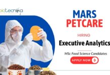 Food Science Jobs at Mars Petcare | Apply Now for Executive Analytics Position