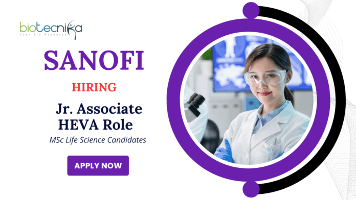 Latest Data Analysis Jobs at Sanofi | Apply Now for Jr. Associate – HEVA Role