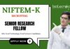 Latest Food Science Jobs at NIFTEM-K | Apply Now for Senior Research Fellow Position