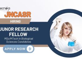 Latest JRF Vacancies at JNCASR | MSc Biological Science Candidates Apply Now