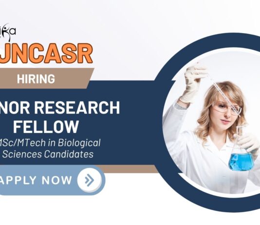 Latest JRF Vacancies at JNCASR | MSc Biological Science Candidates Apply Now