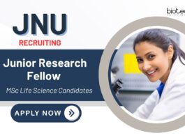 Latest JRF Vacancies at JNU | MSc Life Science Candidates Apply Now