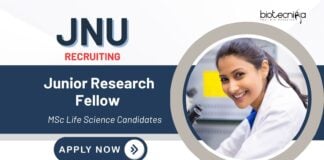 Latest JRF Vacancies at JNU | MSc Life Science Candidates Apply Now