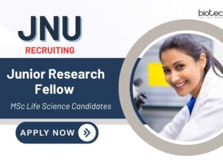 Latest JRF Vacancies at JNU | MSc Life Science Candidates Apply Now