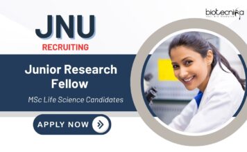 Latest JRF Vacancies at JNU | MSc Life Science Candidates Apply Now