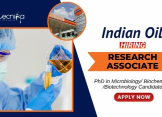 Latest Job at IndianOil R&D Centre PhD Biotechnology Candidates Apply Now for the Research Associate Position (1)