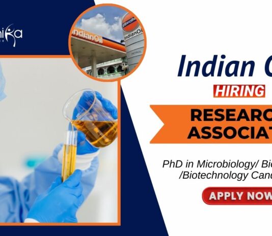 Latest Job at IndianOil R&D Centre PhD Biotechnology Candidates Apply Now for the Research Associate Position (1)