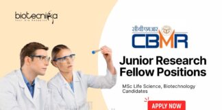 Latest Junior Research Fellow Positions at CBMR MSc Life Science Candidates Apply Now