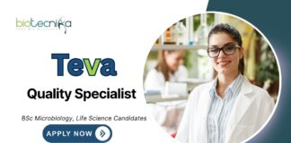 Latest Life Science Graduate Jobs at Teva Apply Now for Quality Specialist Role