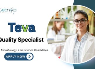 Latest Life Science Graduate Jobs at Teva Apply Now for Quality Specialist Role