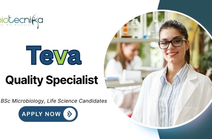 Latest Life Science Graduate Jobs at Teva Apply Now for Quality Specialist Role