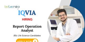 Latest Life Science Jobs at IQVIA | Apply Now for the Report Operation Analyst Role