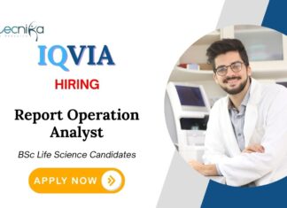 Latest Life Science Jobs at IQVIA | Apply Now for the Report Operation Analyst Role
