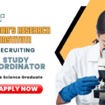 Latest Life Science Jobs at SJRI | Apply Now for the Study Coordinator Position
