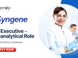 Latest Life Science Jobs at Syngene | Apply Now for Executive - Bioanalytical  Role