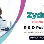 Latest Life Science Jobs at Zydus | Apply Now for the R&D Positions Latest Life Science Jobs at Zydus | Apply Now for the R&D Position