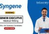 Latest Medical Writing Job at Syngene | MSc Life Science Graduates Apply Now