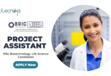 Latest Project Assistant Jobs at BRIC BSc Life Science Candidates Apply Now